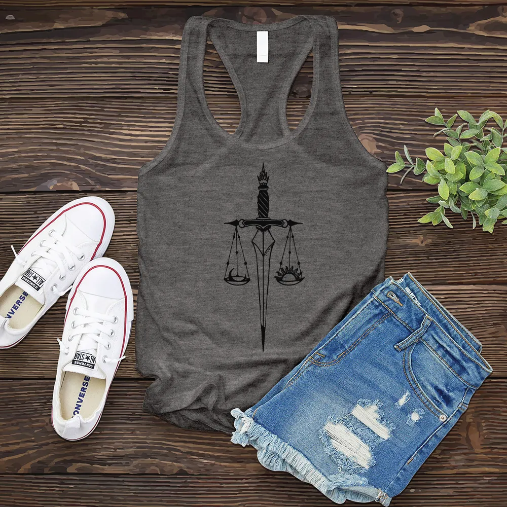 Libra Sword Scale Women's Tank Top