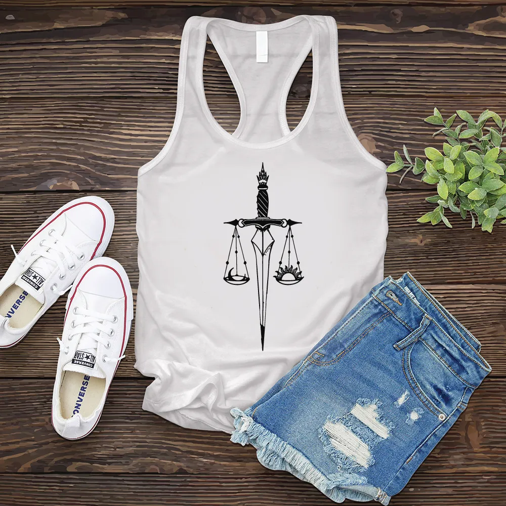 Libra Sword Scale Women's Tank Top