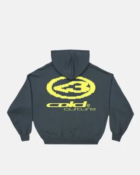 <3 HOODIE SLATE BLUE
