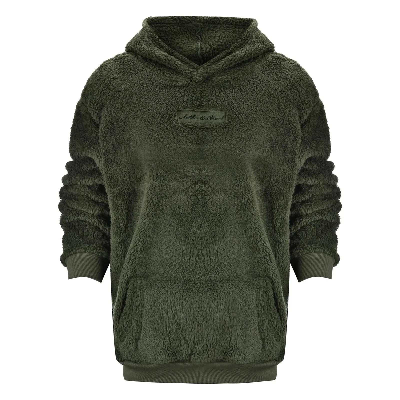 Men's Long Sleeve Athletic Pullover Hoodie - Fuzzy Fleece Solid Color Sweatshirt with Zipper & Detachable Hat