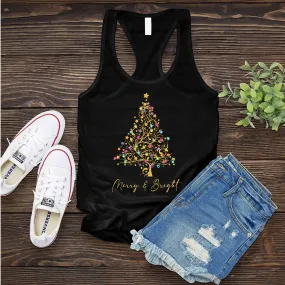 Merry And Bright Christmas Tree Women's Tank Top