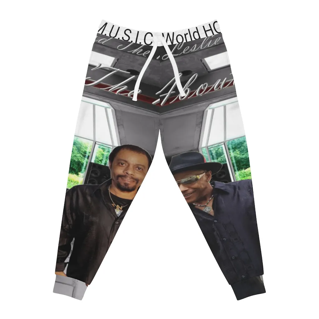M.U.S.I.C. World HQ Album Cover Series Athletic Joggers (AOP)