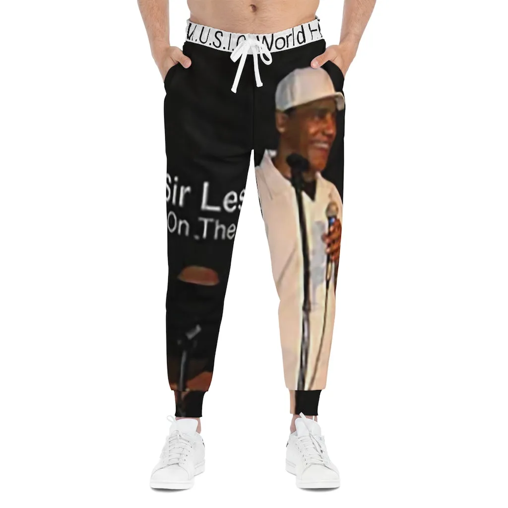 M.U.S.I.C. World HQ Album Cover Series Athletic Joggers (AOP)