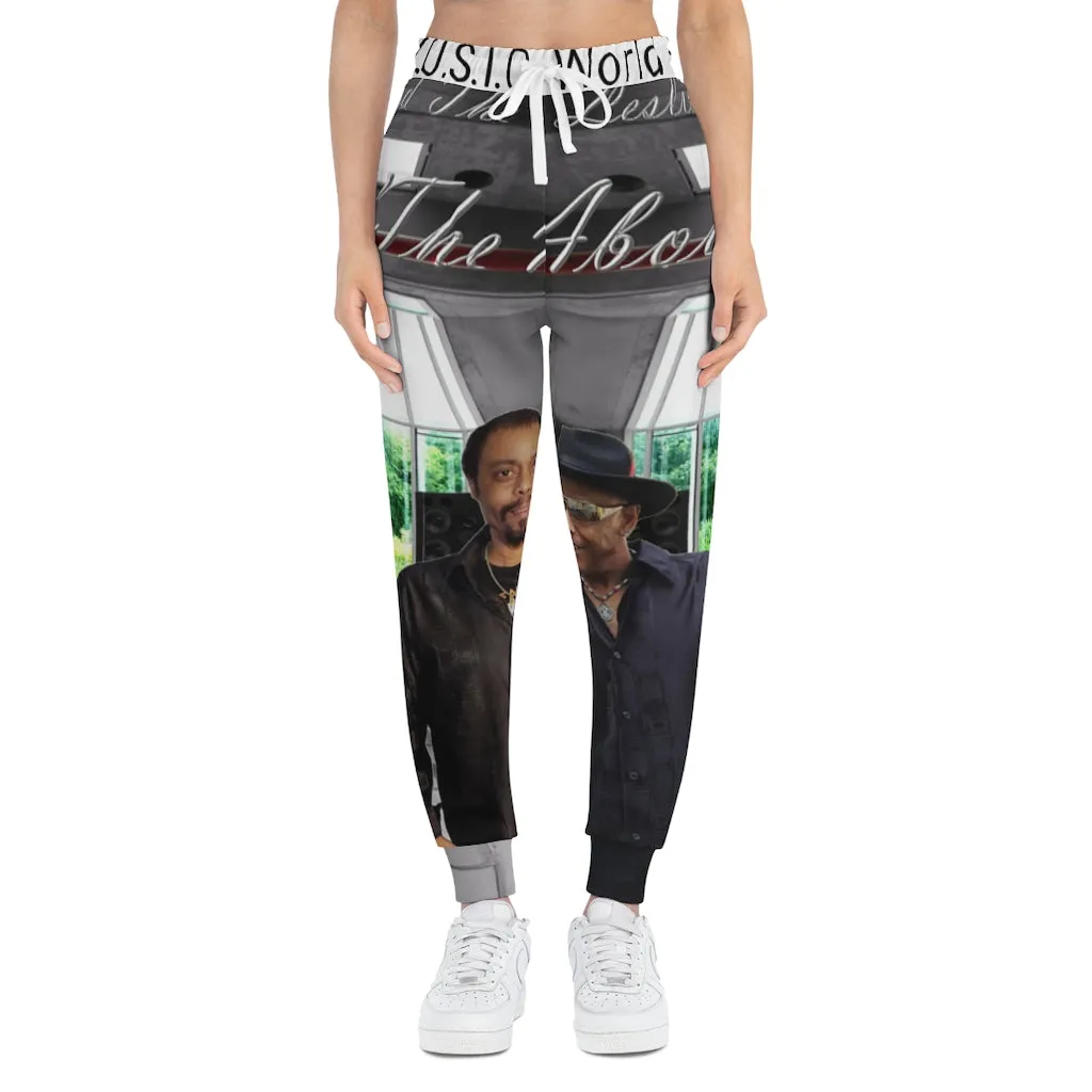 M.U.S.I.C. World HQ Album Cover Series Athletic Joggers (AOP)