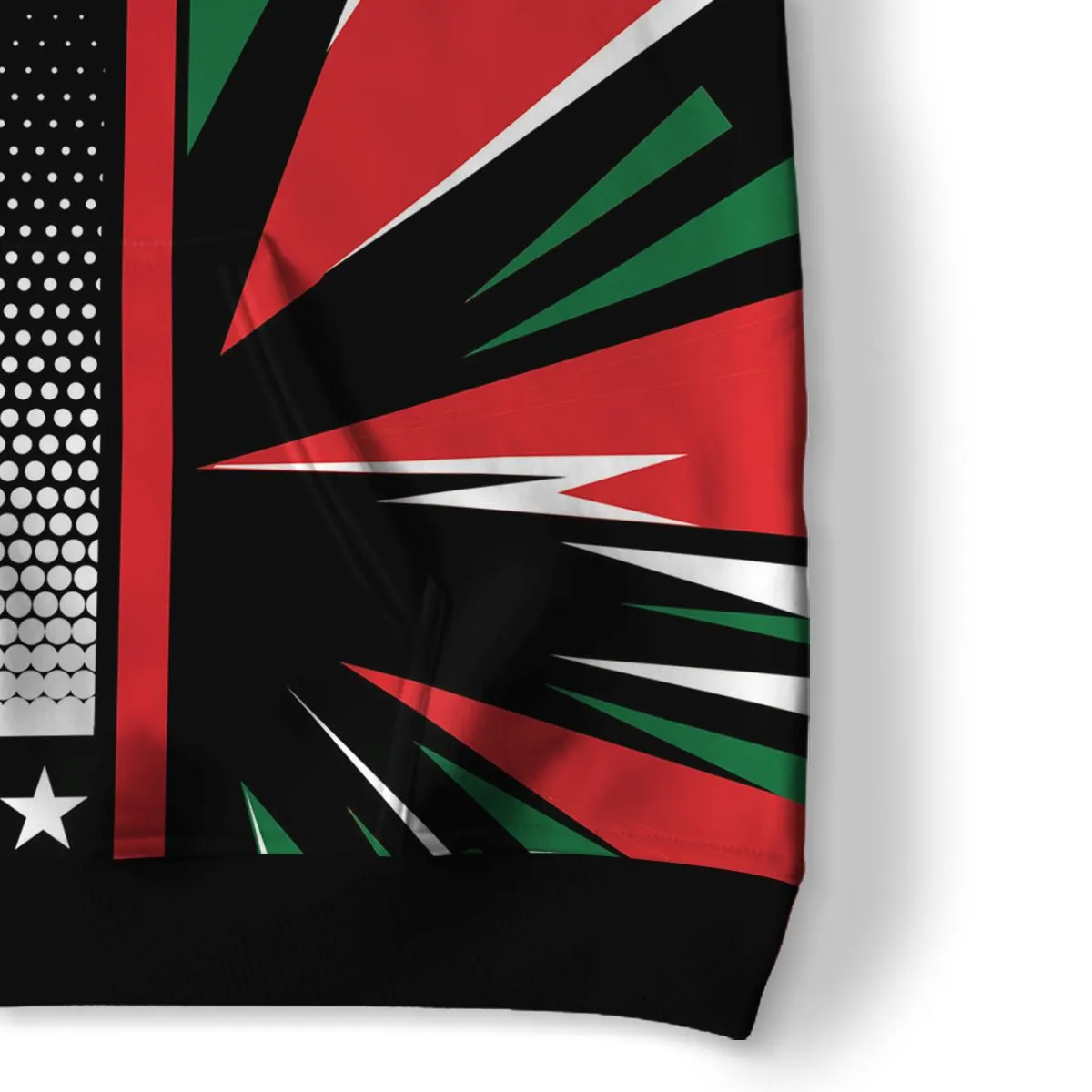 Power Fist And Patterns In Pan African Colors Premium Hoodie