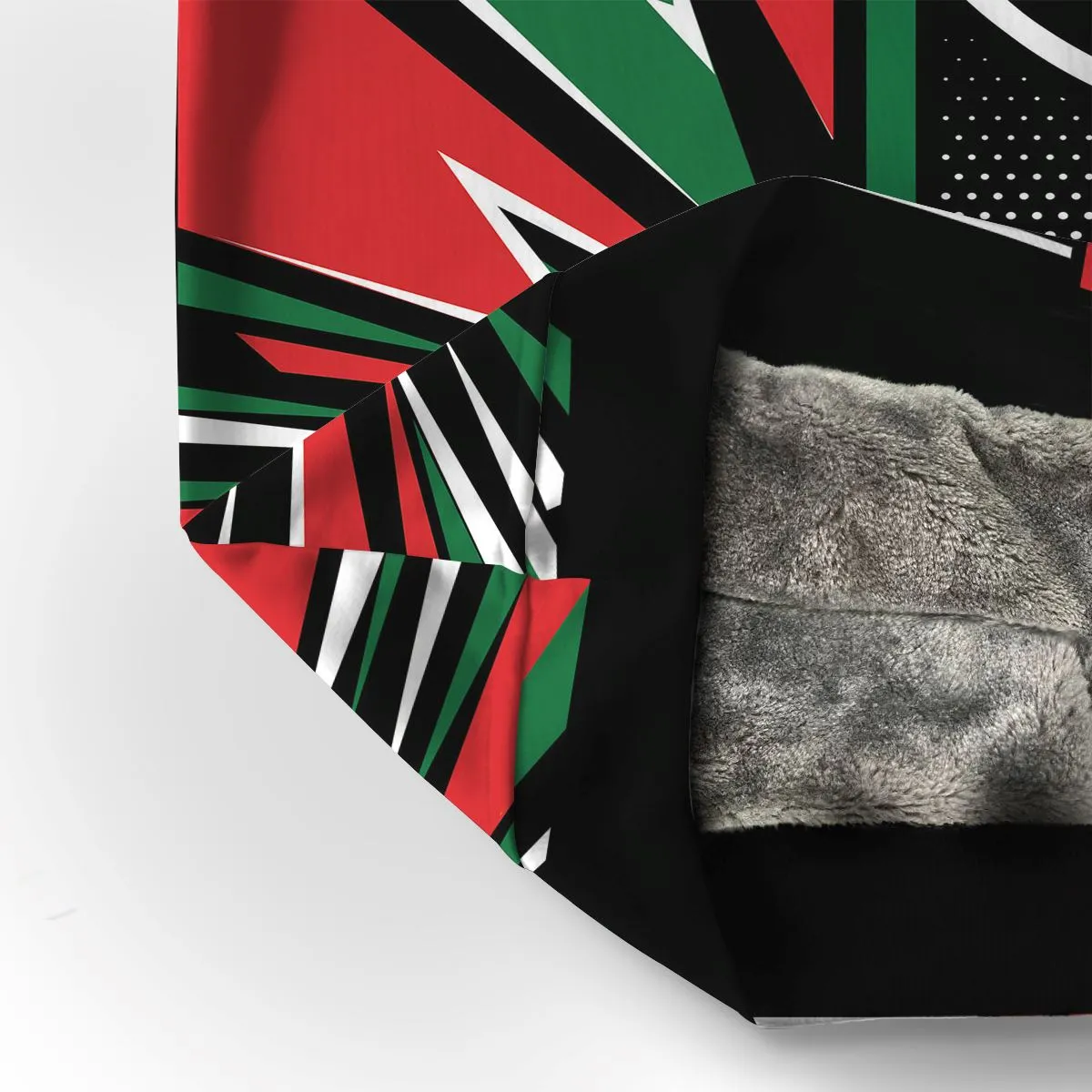 Power Fist And Patterns In Pan African Colors Premium Hoodie