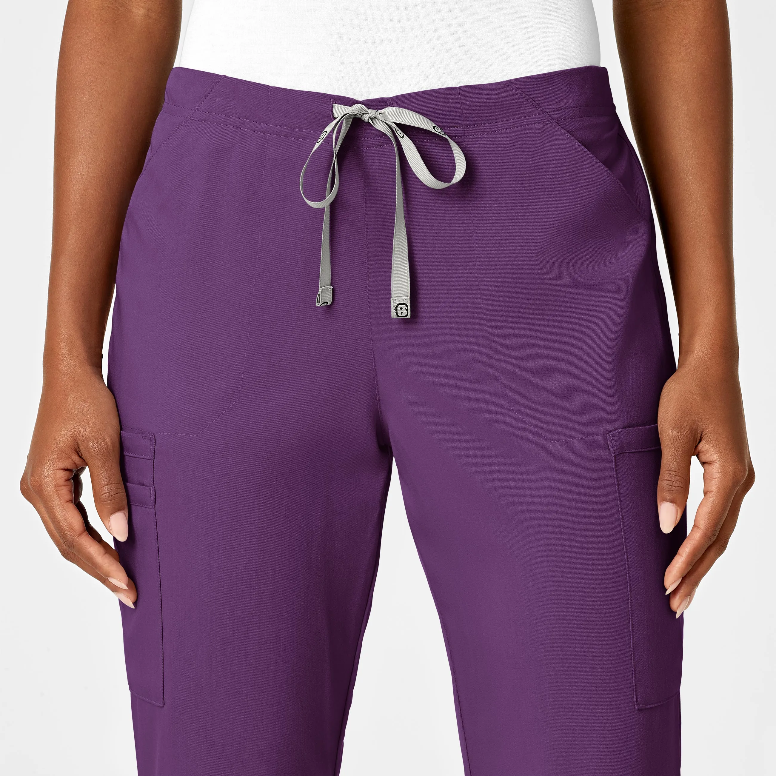 PRO Women's Moderate Flare Leg Scrub Pant - Eggplant