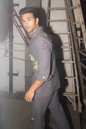 Pulkit Samrat in Holiday Shacket with Straight Pants
