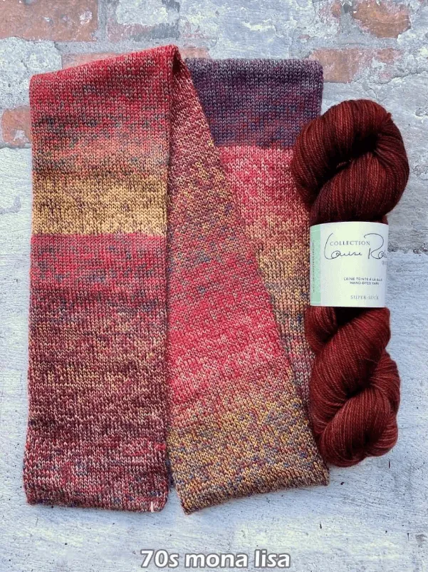Shawl Knitting kit Fête des Couleurs - TWISTABELLA & SUPER SOCK VERSION