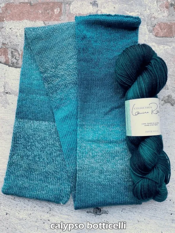 Shawl Knitting kit Fête des Couleurs - TWISTABELLA & SUPER SOCK VERSION