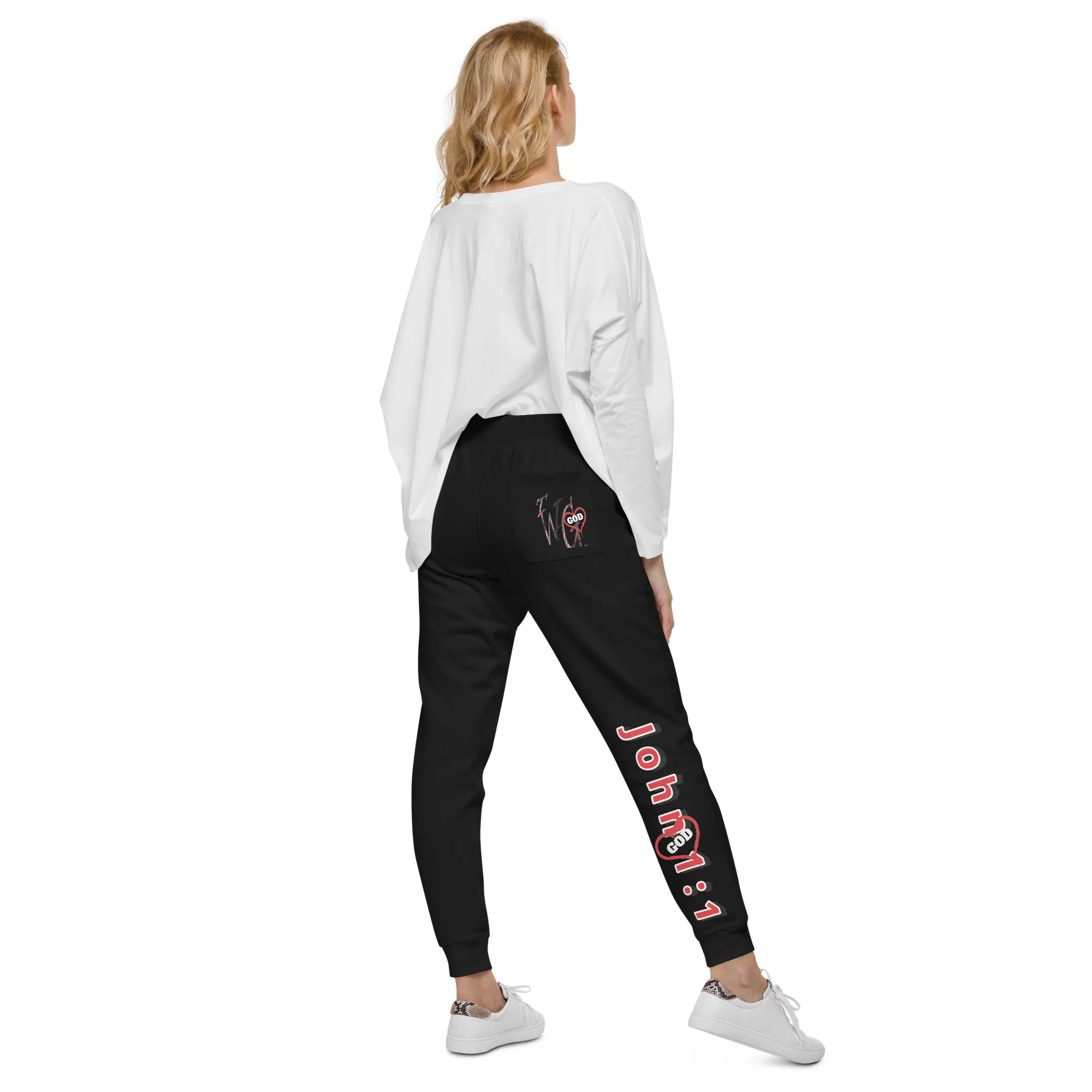 T.W.I.G. - John 1:1 Unisex Sweatpants (Fleece)